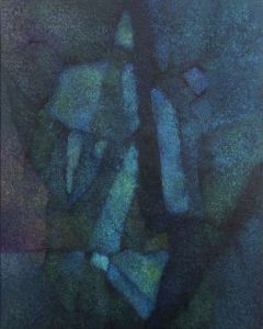 Maria Buemi, Senza titolo, 2014, olio su tela, 100 x 80 cm